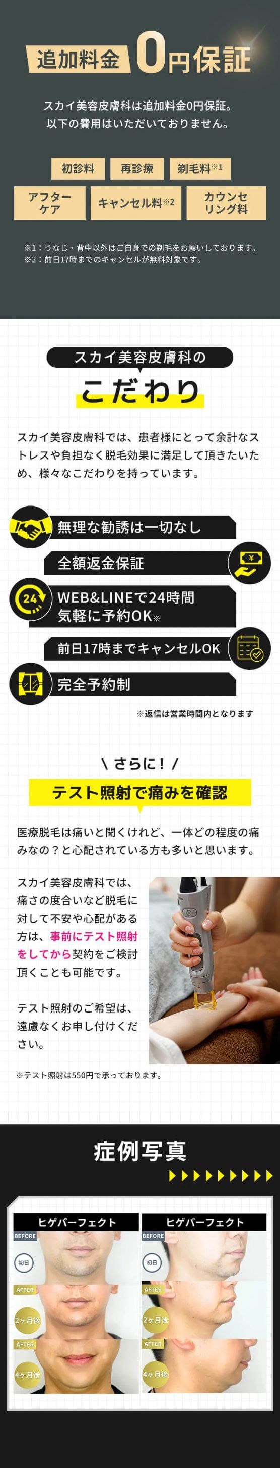 スカイ美容皮膚科のこだわり